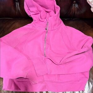 Lululemon Pink Half-Zip Hoodie